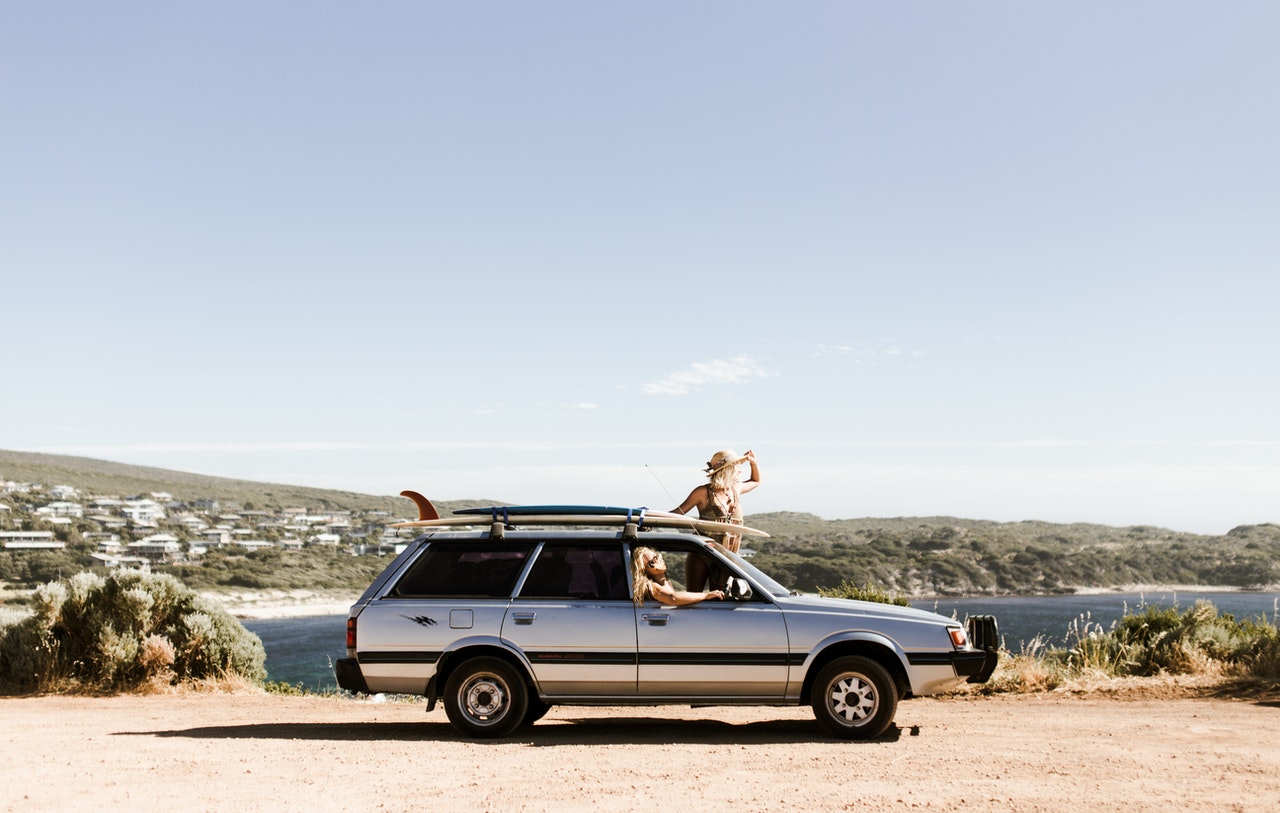 voyager en voiture en été